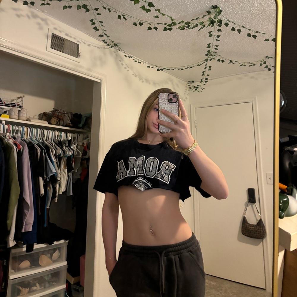 roma cropped t shirt